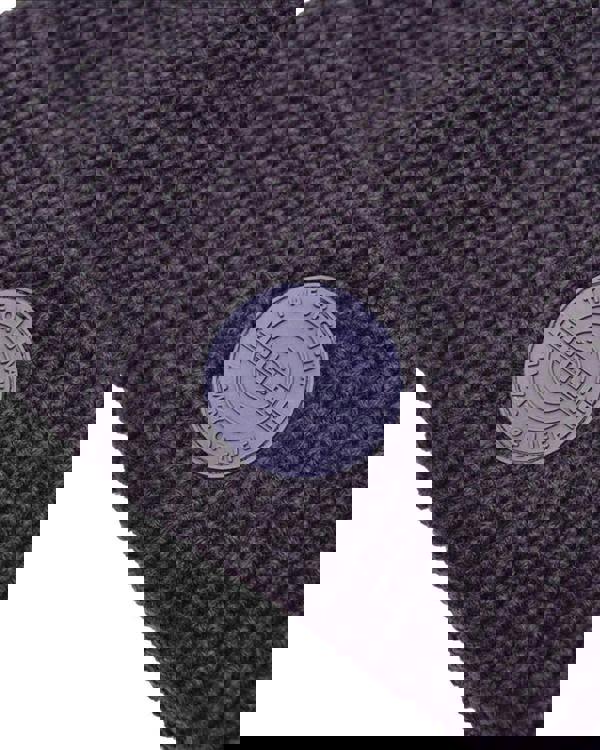 Lambretta Knitted Fleece Turn Up Bobble Skater Style Beanie Hat