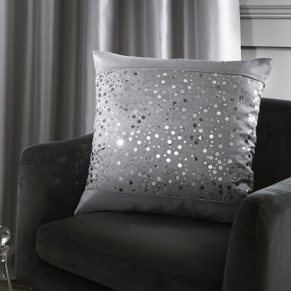 Catherine Lansfield Glitzy Sequin Cushion