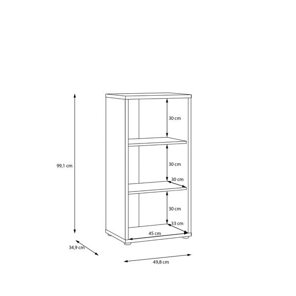 Furniture To Go Alice Springs Low Glass Fronted Cabinet with Push-to-Open Door in Sand