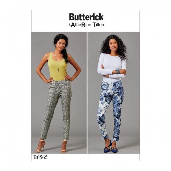 Butterick Sewing Pattern 6565, Trousers for Women, E5 (14-16-18-20-22) - Easy