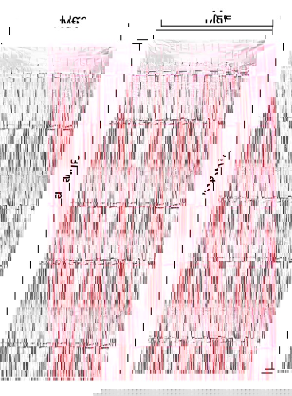 Cheetah Metallic Tinsel Curtain, 3M x 1M Rose Gold