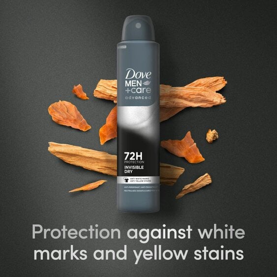 Dove Men+Care Anti-Perspirant Advanced Invisible Dry 72H Protect Deo, 30x200ml
