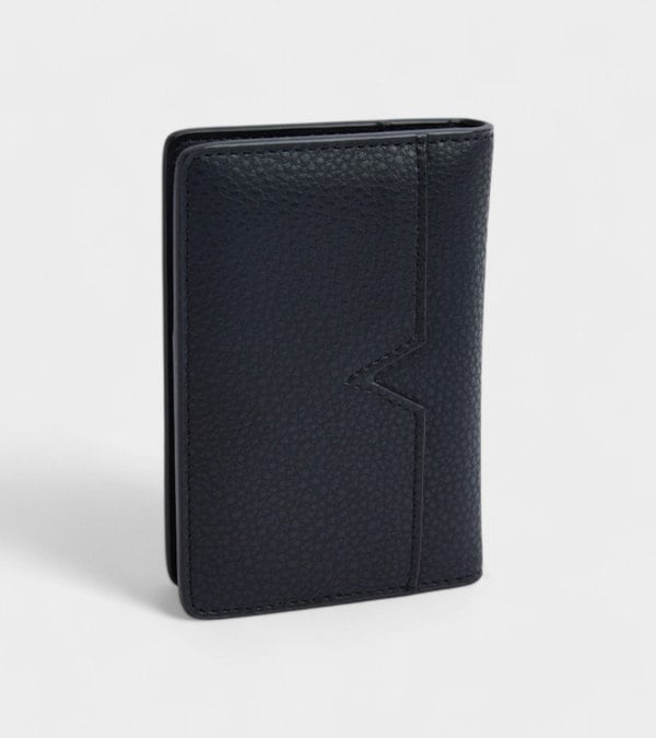 Votch Wilf Vegan Bio-Based Bamboo Bifold Wallet in Black