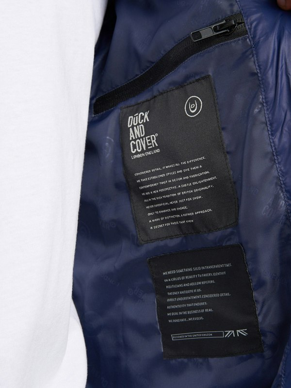 Duck and Cover Raymax Padded Jacket Navy