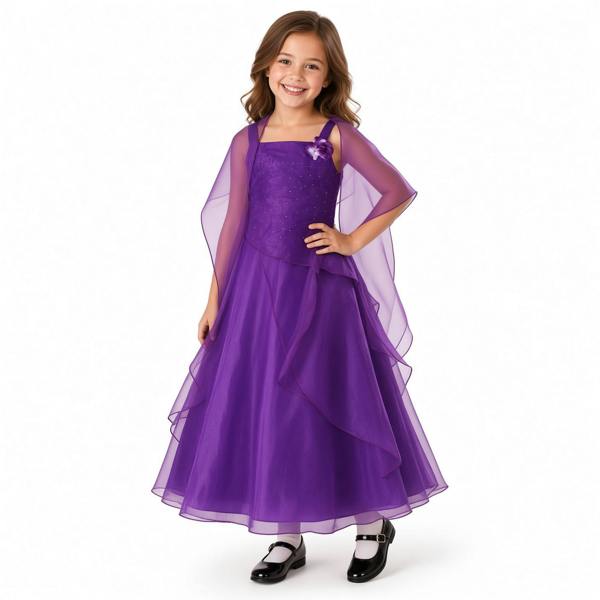 Cinda Dress with Shawl
