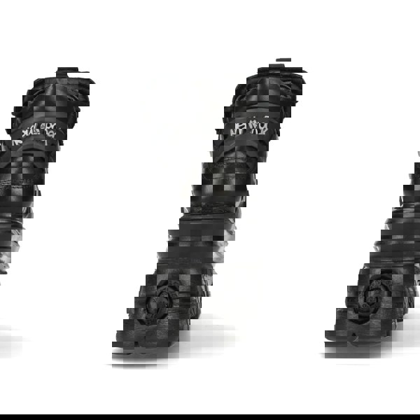 New Rock M-106-C178 Black Gothic Punk Chunky Ankle Boots