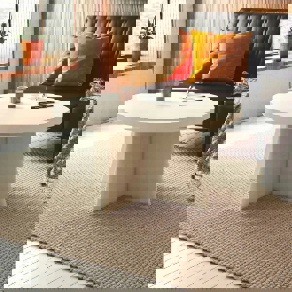 Dorel Home Liam Round Coffee Table Plaster