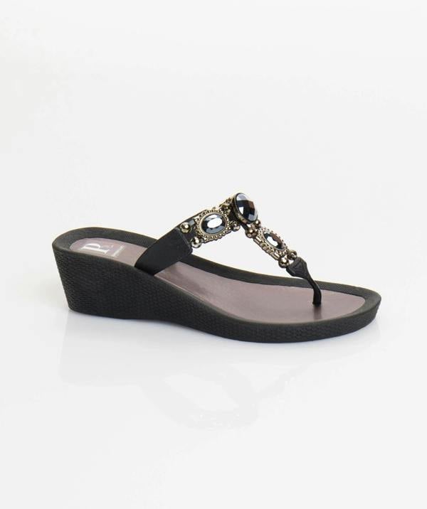 Appollo -  Embellished Wedge Heel Pool Shoe with Non-Slip Sole