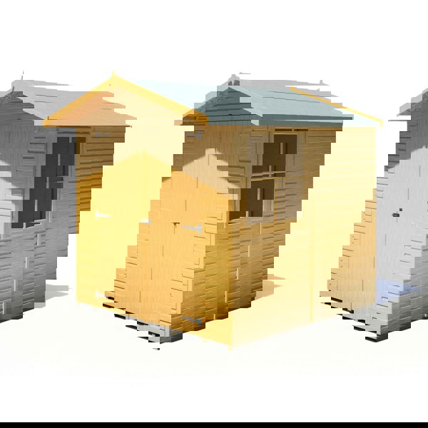 Shire Alderney 7x7 12mm interlock Clad wooden Shed