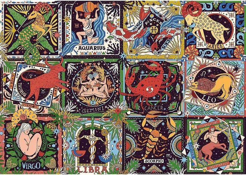 Trefl Zodiac Signs Puzzle Adults & Kids - 1000 Pieces