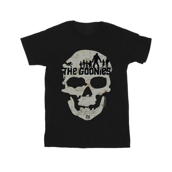 The Goonies Mens Map Skull T-Shirt - Black