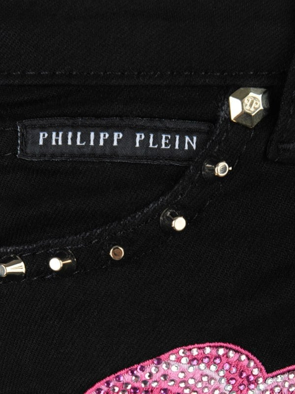 Philipp Plein Kids Philipp Plein Girls Denim Nicki Shorts