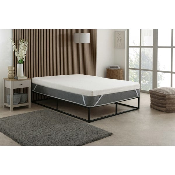 The Foam People Cool Max Memory Foam Mattress Topper - 1" Deep, Pressure Relief