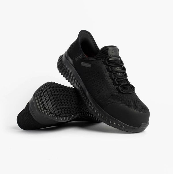 Skechers Work Skechers Work 200206EC TILIDO - FLETCHIT Mens Safety Trainers Black