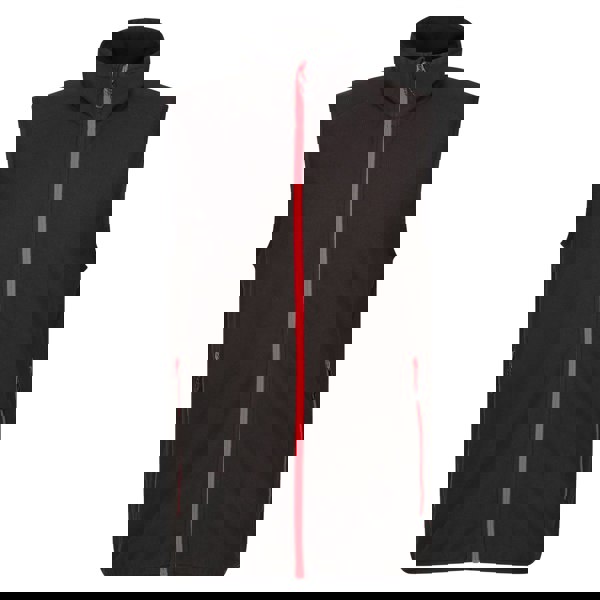 Regatta Professional Mens Fleece Gilet - Black/Classic Red