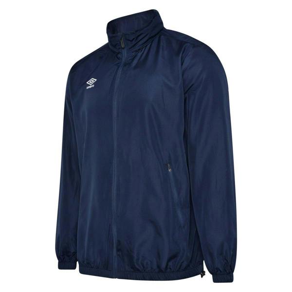 Umbro Mens Club Essential Light Waterproof Jacket - Dark Navy - 