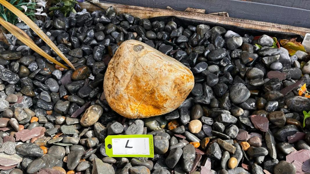 Drilled Natural Bouler L Solar Water Feature