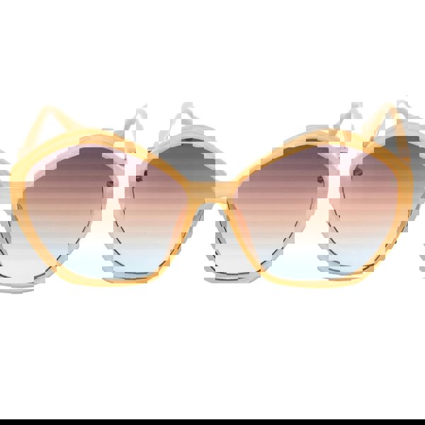 Guess Gradient Brown Lens Shiny Beige Sunglasses