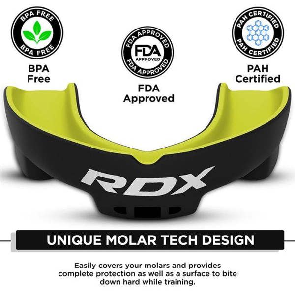 RDX Sports MOUTH GUARD ADULT GREEN