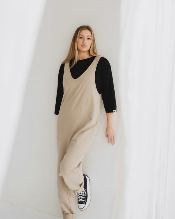 Jilly Beige Jumpsuit- image 1