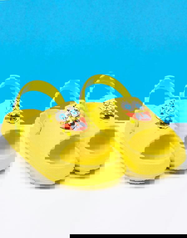 SpongeBob SquarePants Unisex Kids Yellow Sliders