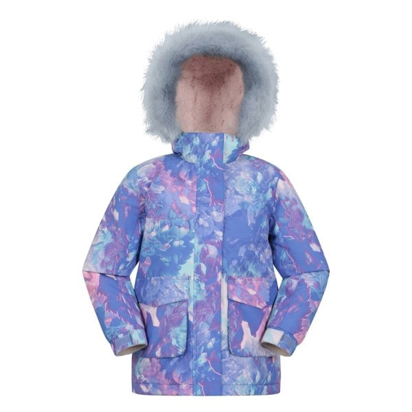 Mountain Warehouse Childrens/Kids Ranger All-Over Print Water Resistant Jacket - Lilac