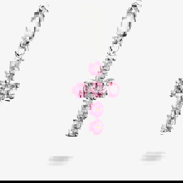 THOMAS SABO Charm Club Connect Pink Cubic Zirconia Cross Charm CC1206-051-9