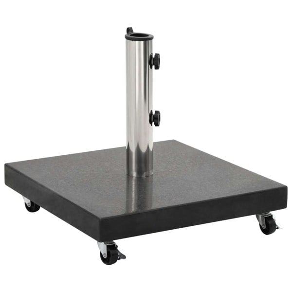 Berkfield Parasol Base Granite 30 kg Square Black