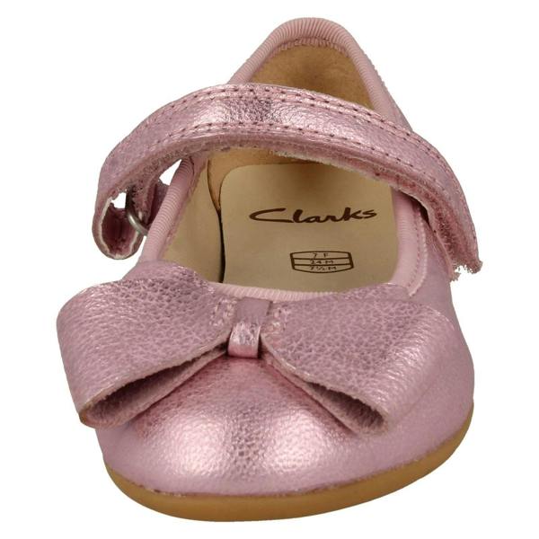 Clarks Girls Clarks Sparkly Bow Detailed Shoes Dance Bow T