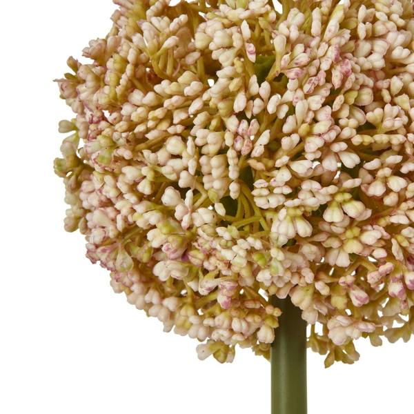 Wyld Haus Set of 3 Artificial Flowers Pink Allium Stems
