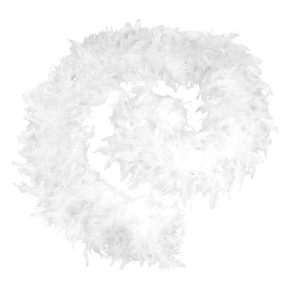 Bristol Novelty Unisex Adults Budget Feather Boa - White - 