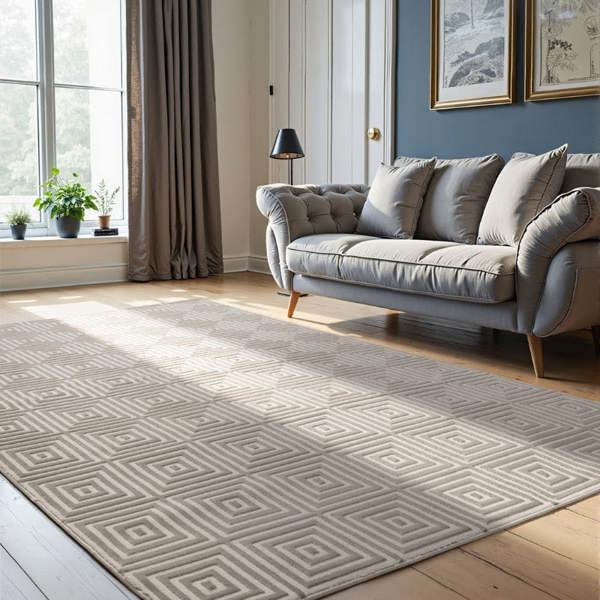 Hanse Home Perles Shortpile Tourmaline White Rug