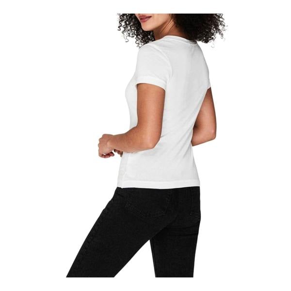 Calvin Klein Womens/Ladies Cotton Slim Short-Sleeved T-Shirt - Bright White - 