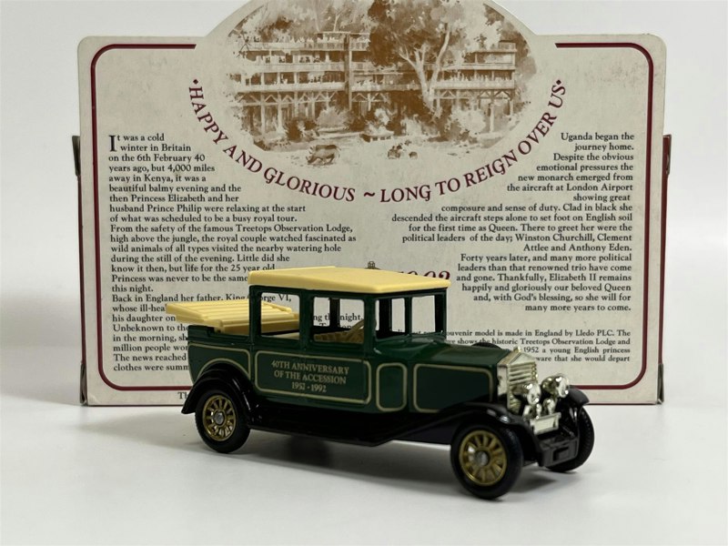MCSlots 40th Anniversary Souvenir The Accession of HM Queen Elizabeth II Lledo QE01D S7