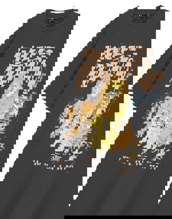 Disney Womens Grey Hakuna Matata Short Sleeved T-Shirt