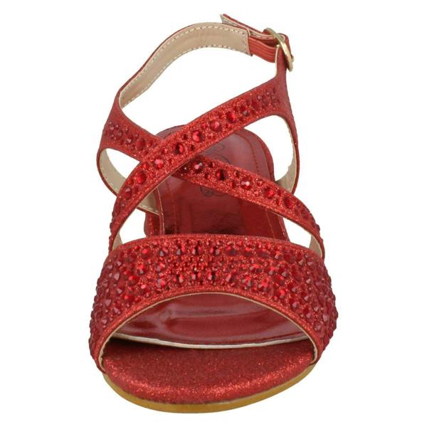 Spot On Girls Spot On Mid Heel Mule Sandals H1105