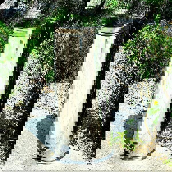 Gr8 Home 30 Litre Foot Pedal Bin Stainless Steel Metal Waste Rubbish Lid Kitchen Garbage