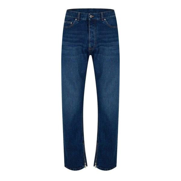 Off White Mens Cotton Denim Jeans - Blue - 