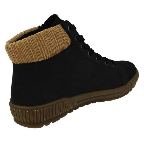 Rieker Ladies Rieker Fleece Lined Dual Fastening Ankle Boots N0709