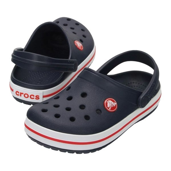 Crocs Crocband Thermoplastic Navy / Red Loafers