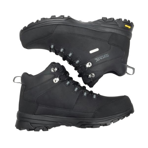 Regatta Mens Burrell Leather Walking Boots - Black - 