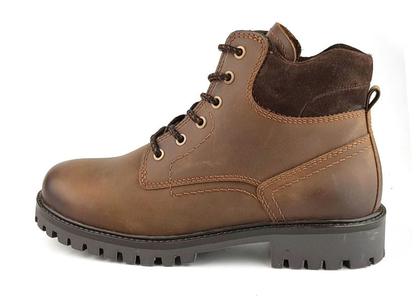 Frank James Bisley Mens Leather Lace Up Yuma Commando Casual Boots