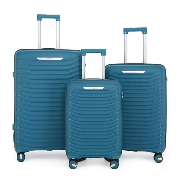 Infinity Luggage Hard Shell Suitcase Cabin TSA Luggage Travel Set