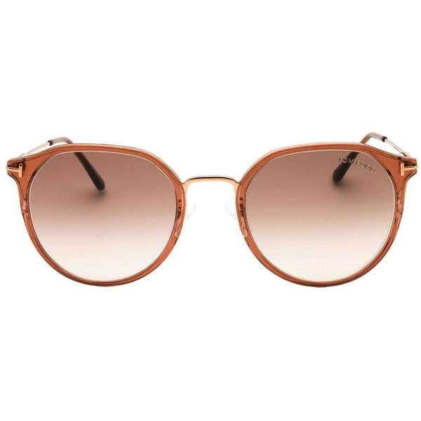 Tom Ford FT0897-K 48F shiny dark brown / gradient brown Sunglasses 55X23X140 One Size