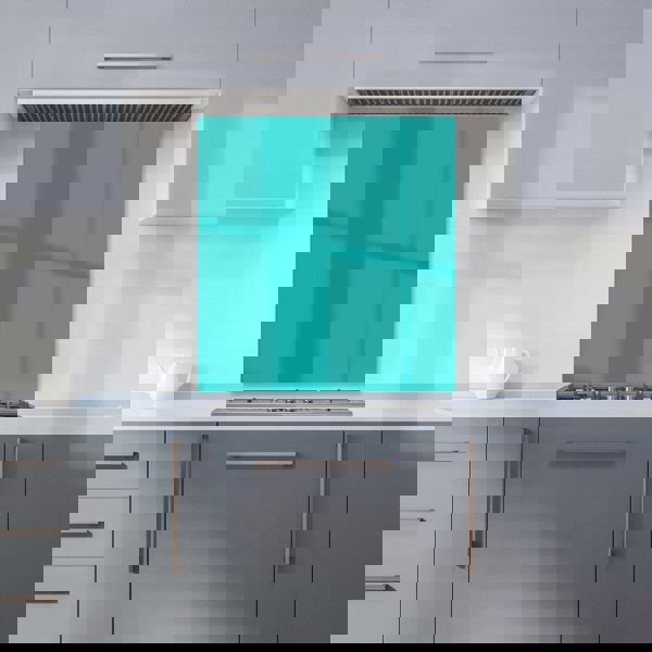 Warren Reed - Designer Teal Blue Kitchen Splashback