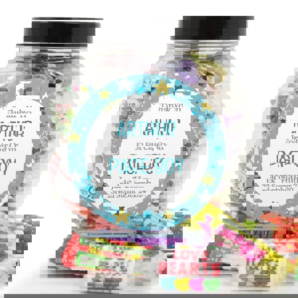 Personalised Memento Company Personalised Page Boy Sweet Jar