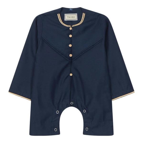Infinity Leather Baby Boys Omani Eid Thobe  Saudi Emirati Jubba Robe Romper