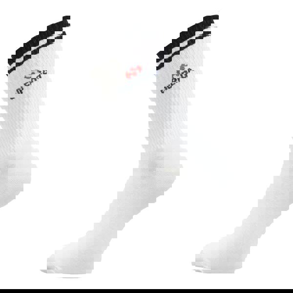 Superga Unisex Adult Ribbed Knitted Socks (Pack of 3) - White - 