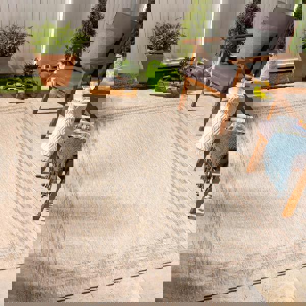 Livabliss Tuareg-Cottage Beige Ivory In- & Outdoor Jute-Look Rug