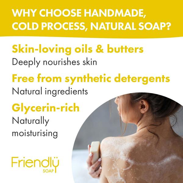 Friendly Soap 3 Pack - Natural Soap - Tea Tree & Turmeric